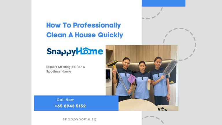 How To Professionally Clean A House Quickly